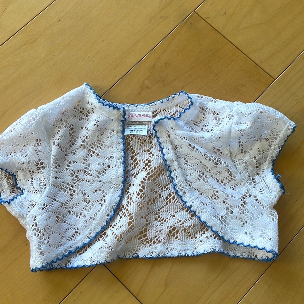 Crochet cardigan for baby girl (24m)
